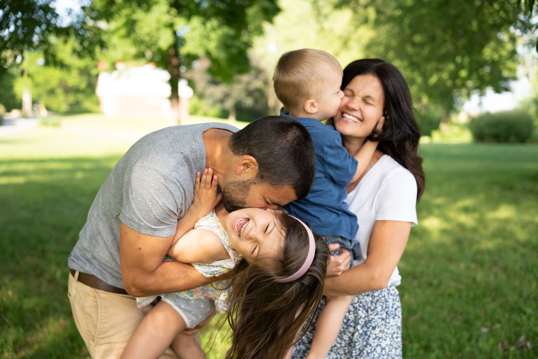 Family in Indiana reviewing private PPO health plan options